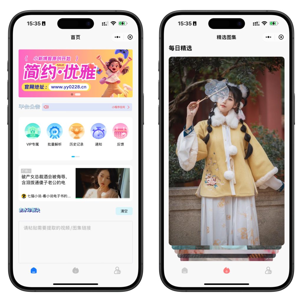 图片[1]-【原创开发】闪抖去水印小程序[已更新][2024年9月6日]-轻合创