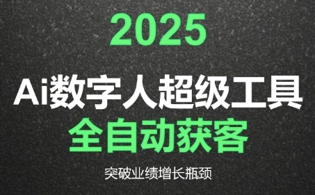 2025Ai数字人工具自动获客，教你借AI重塑获客流程，突破业绩增长瓶颈-轻合创