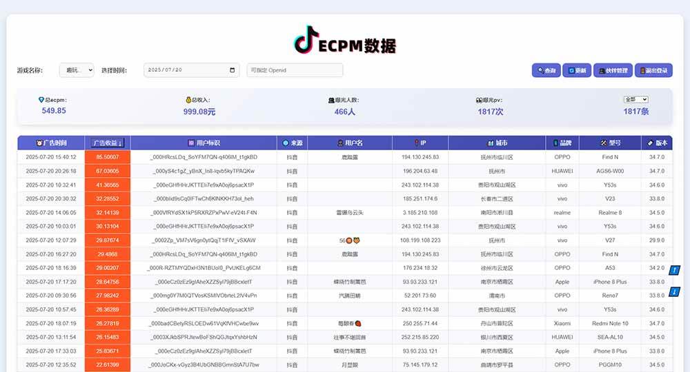 （15463期）抖音小游戏，日赚2000＋2025最火赛道-轻合创