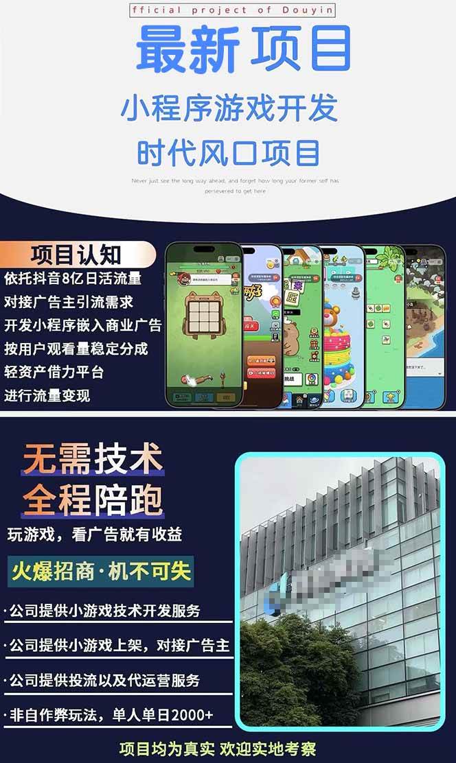 图片[2]-（15442期）2025最热抖音项目 Ai时代风口项目小程序游戏开发 实测单个游戏日收入1800+-轻合创