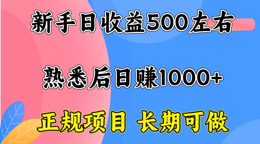图片[1]-（15978期）一台电脑，前期日收益300-500，熟练后日入1000左右-轻合创
