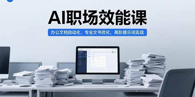 （15371期）AI职场效能课，办公文档自动化，专业文书优化，高阶提示词实战-轻合创