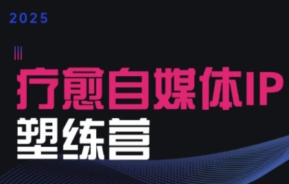 2025治愈自媒体IP训练营，专为疗愈领域从业者打造-轻合创