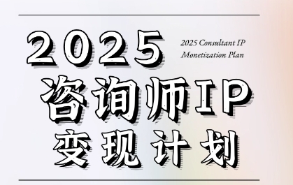 7天构建咨询师变现系统，2025咨询师IP变现计划训练营-轻合创