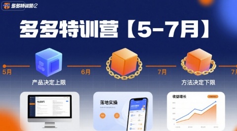 多多特训营【5-7月】产品决定上限，方法决定下限，各种玩法技巧落地实操-轻合创