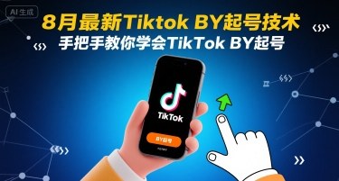 8月最新Tiktok搬运起号技术，手把手教你学会TikTok搬运起号-轻合创