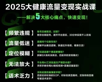 大健康流量全域新增长8.0，三月底线下课视频，大健康万亿蓝海，从类目突围到模式迭代-轻合创