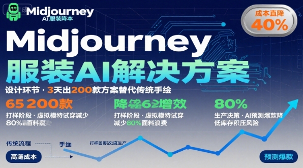 AI在服装领域的运用，使用midjourney做服装辅助企业降低成本-轻合创