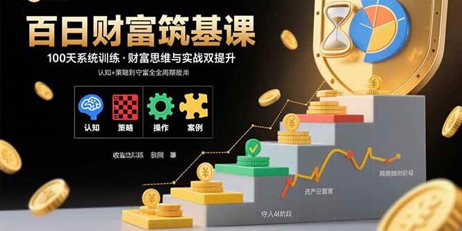 （15874期）百日财富筑基课：认知+策略+实操+案例拆解 实现从创富到守富全周期能力-轻合创